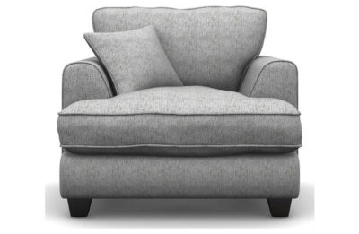 Heart of House Hampstead Fabric Chair - Light Grey